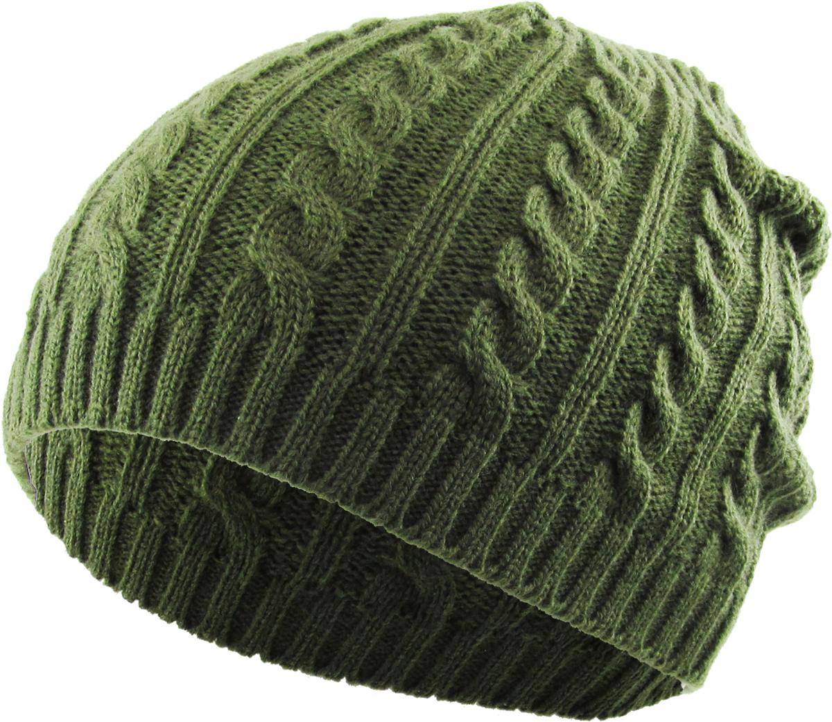 Cuffless Cable Knit Beanie | KBETHOS